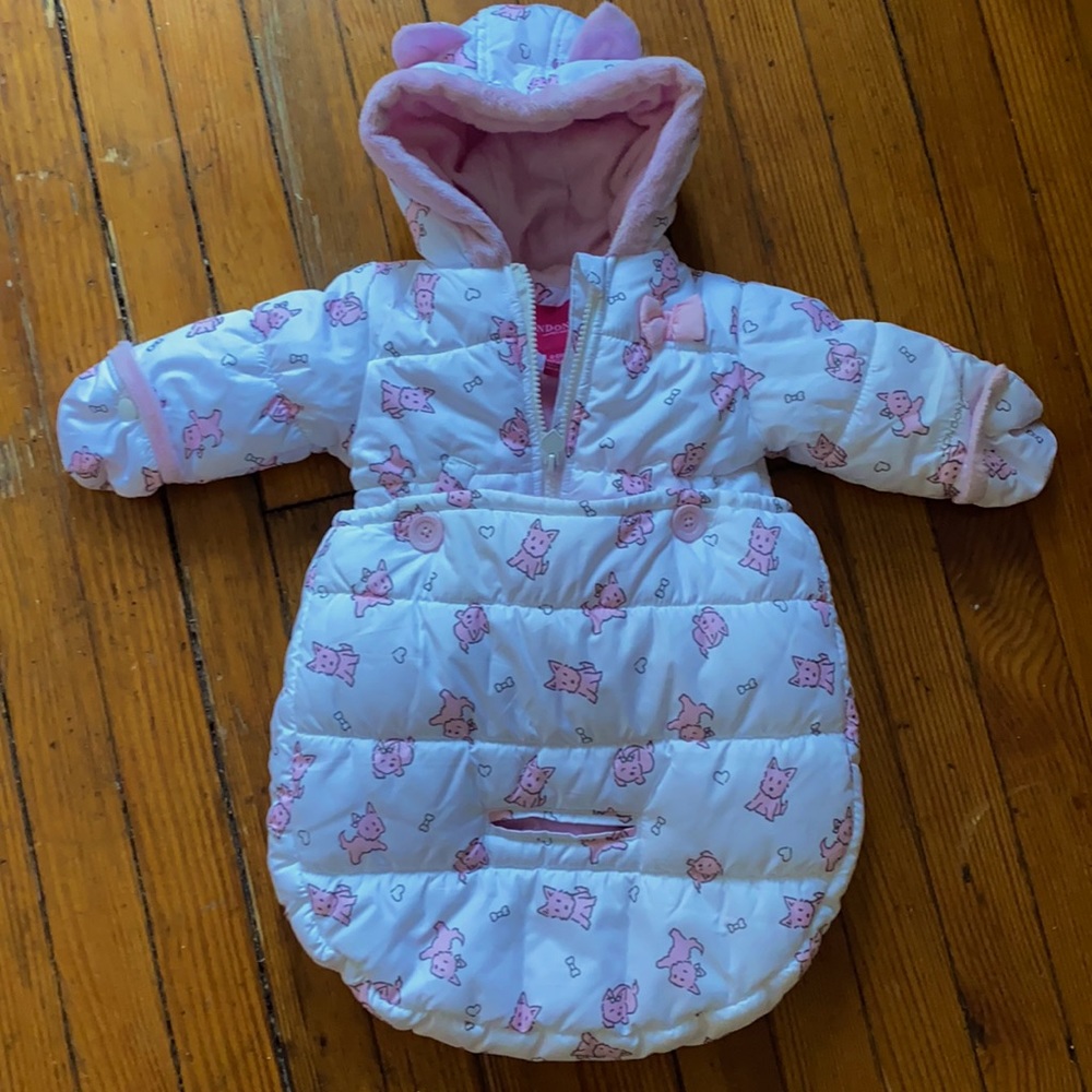 London fog infant stroller / car seat snow suit